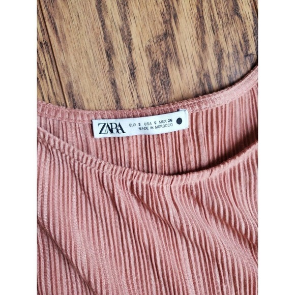 Zara womens short sleeve tunic size S - Picture 2 of 3